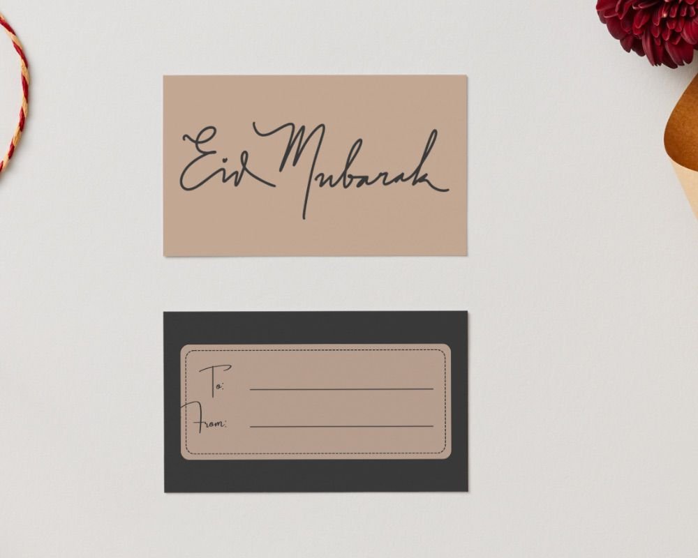 eid mubarak gift tag (set of 5) eid mubarak gift tag (set of 5)
