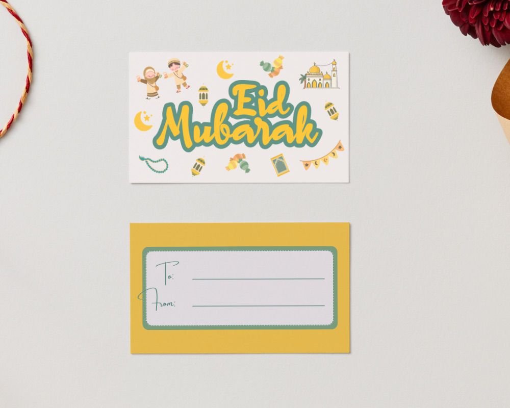 eid mubarak gift tag (set of 5) eid mubarak gift tag (set of 5)