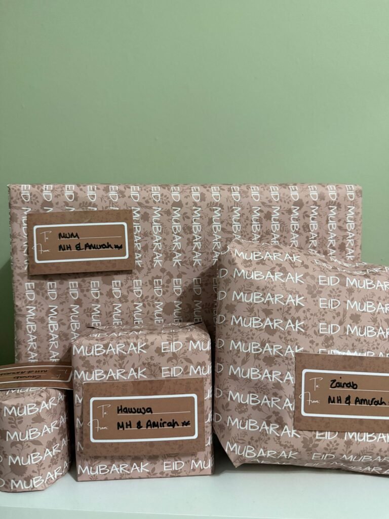 eid mubarak wrapping paper