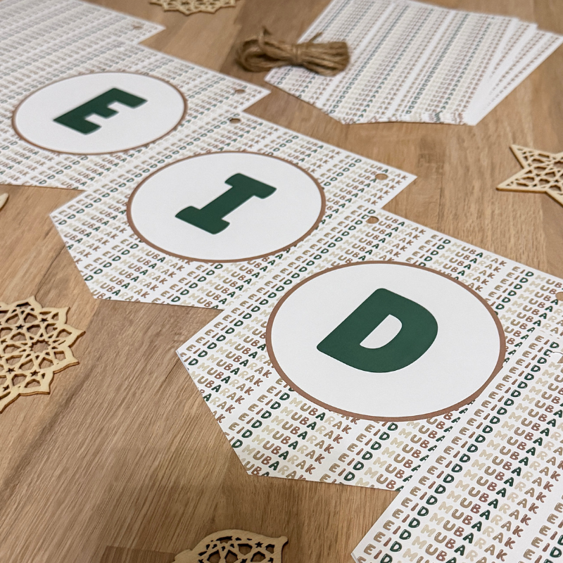 eid mubarak bunting