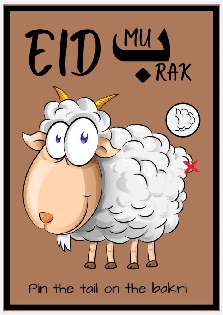 Eid al Adha Pin the Bakri Game