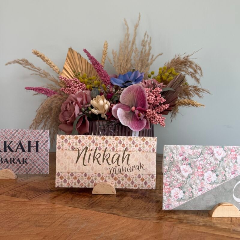 Nikkah Mubarak Money Envelope (Set of 3)