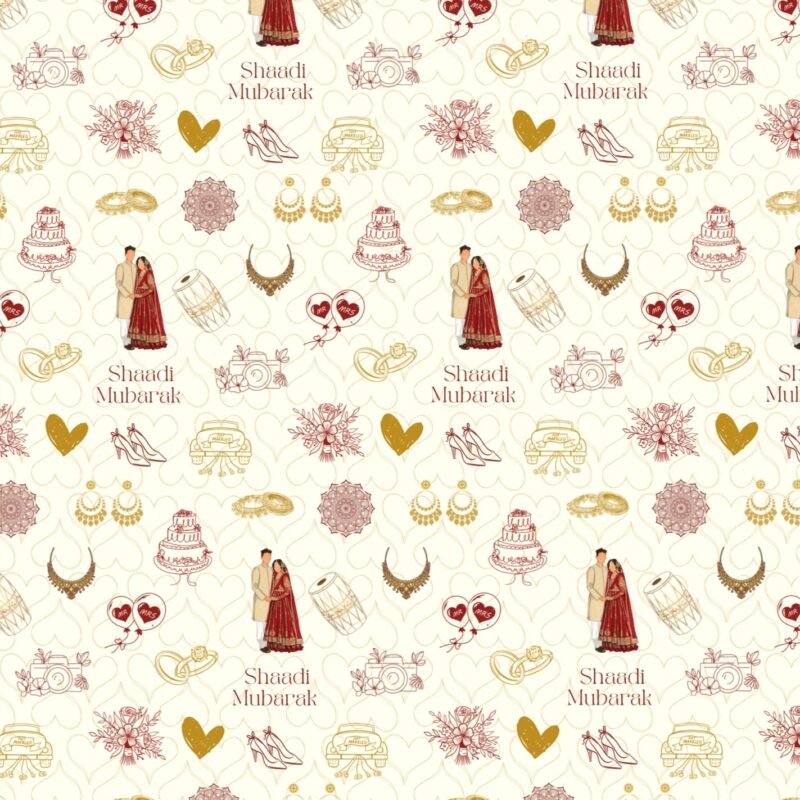 Shaadi Mubarak Wrapping Paper