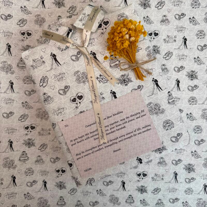 Wedding Day Wrapping Paper