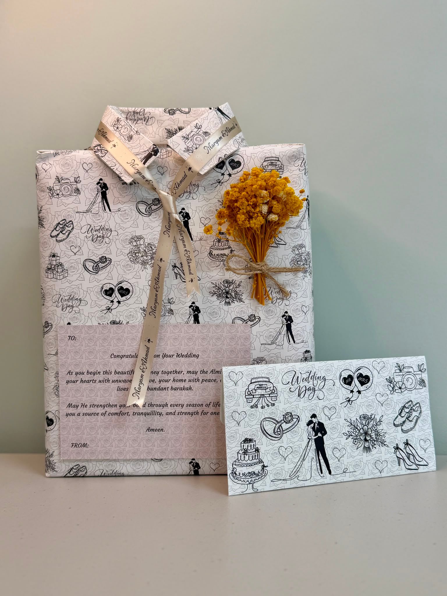 Wedding Day Wrapping Paper - Image 2